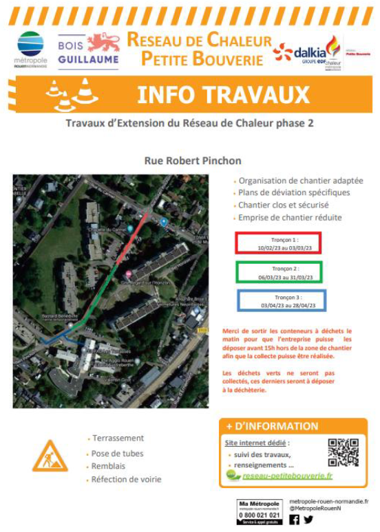 PHOTO - Travaux rue Robert Pinchon