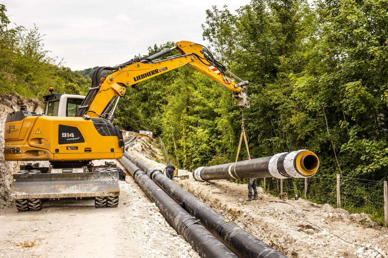 Image d'installation de réseau de chaleur